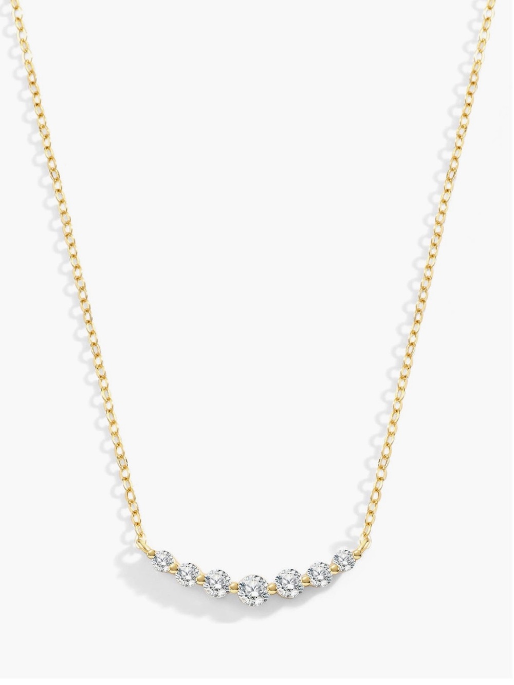 Mint & Lily Classic Arc Cubic Zirconia Necklace